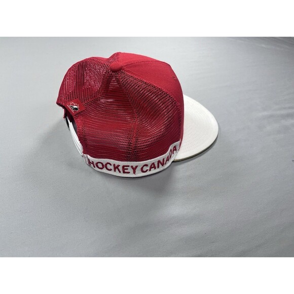 Nike True Hockey Canada Mesh Snapback Hat Red White Maple Leaf Trucker OSFA - Picture 3 of 8